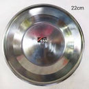 Plate 55S Plain 0936 Stainless B22CM