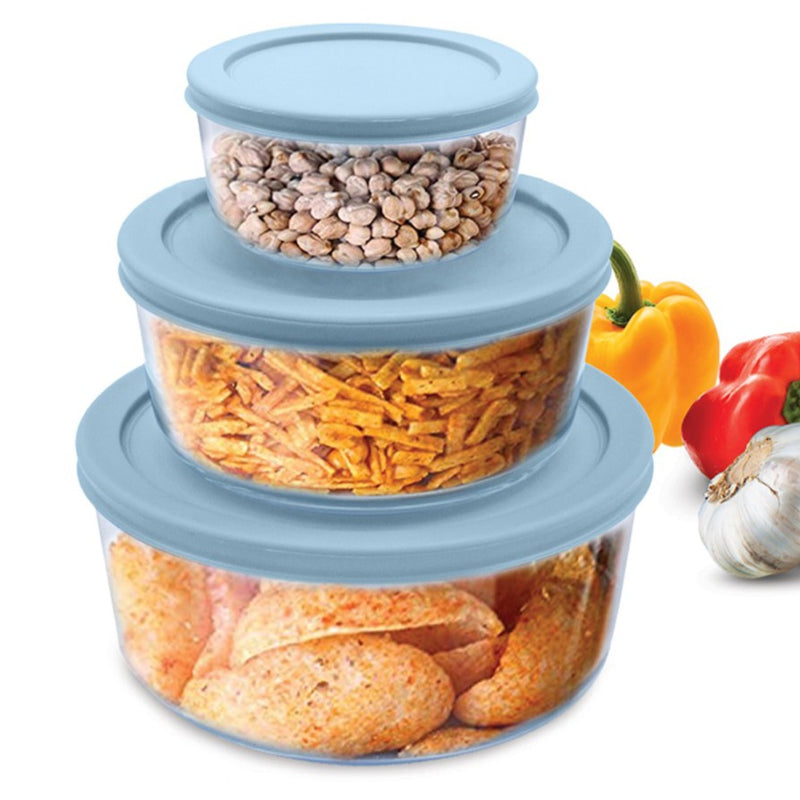 Masflex Baking Dish with Cover 3pc Round FE-3PRD