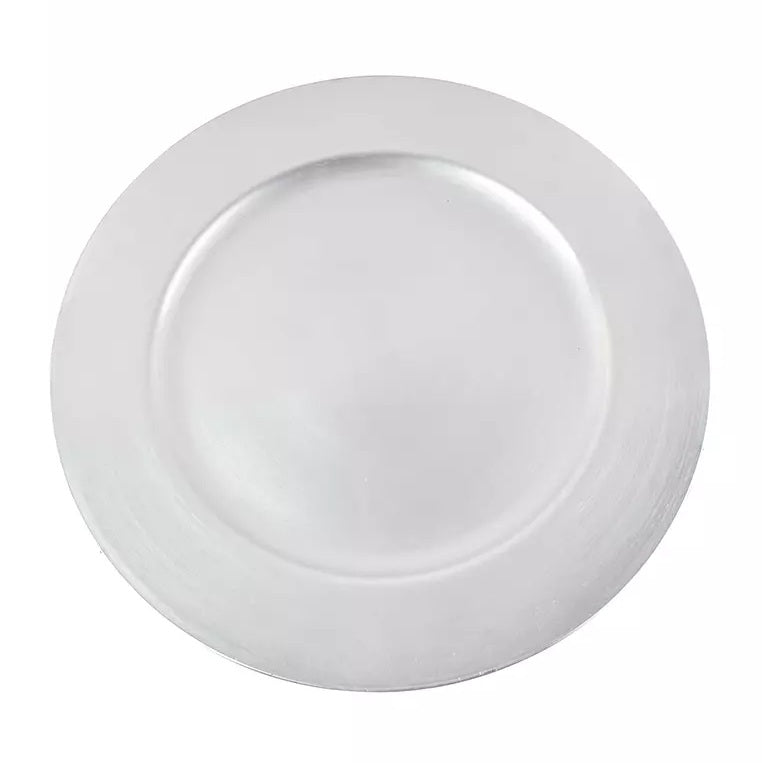 Masflex Plates Charger 4pc Silver QH-C09/4