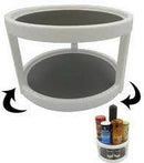 Masflex Turntable Organizer 2-tier ZX-L091 | Gray