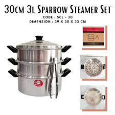 Steamer Sparrow 3Layer SCL-30 Black Handle