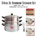Steamer Sparrow 3Layer SCL-34 Black Handle