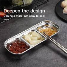 Saucer Soy Plate 55S 9391 Stainless 3IN1