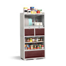 Dish Cabinet Jolly Maple 850-2C 2 Cabinet Rattan