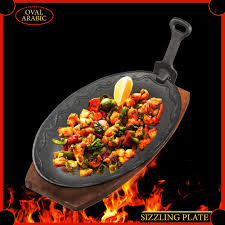 Plate Sizzling A007 Oval Plain