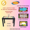Table Imara Anita Rattan 2538 30x48 Fruity/Flower