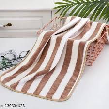 Towel Bath Microfiber Stripe