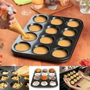 Pan Non Stick Mini Cupcake 12Hole 19X25CM KD18-03 P100