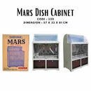 Dish Cabinet Sanyo Mars 320 Rattan