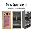 Dish Cabinet Sanyo Mars/Jupiter Rattan