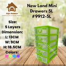 Drawer Mini Newland 9912-5 5 Layer Transparent