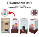 Washing Machine Orofan Dryer OSD-750 7.5Kilograms