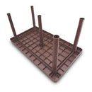 Jolly Table Rattan 2060 36"x60" 8 Seater Brown