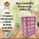Drawer Mini Newland 9912-5 5 Layer Transparent