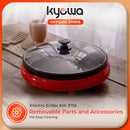 Grill Ekectric Kyowa KW-3755  Round Red