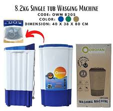 Washing Machine Orofan Single Tub OWM-820S 8.2 kilograms
