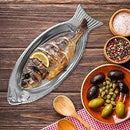 Plate 55S Fish 0671 Stainless 35CM