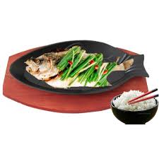 Plate Sizzling 55S Fish 9309