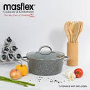 Casserole Masflex Stone Forged 24CM With Glass Lid NS-FG57