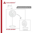 Floor Fan Hanabishi HF1600 2in1 White