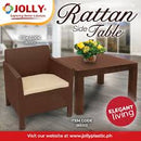 Table Jolly Side 8600 Side Rattan Sala Brown
