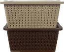 Basket Organizer Nikko 4107 Knitted 5.5 Liters With Cover