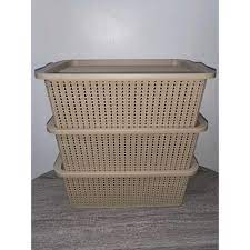 Basket Organizer 4116 Knitted 13 Liters with Cover