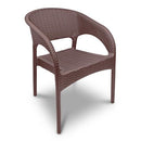 Jolly Chair Rattan Breeze With Arm 2030 Brown