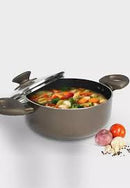 Casserole Masflex Master Class 24CM With Glass Lid NS-X7