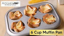 Pan Muffin Kitchen Pro 6Holes KB-6MP Non Stick