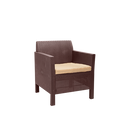 SALA SET VINTAGE 8100 1-SEATER RATTAN JPMC