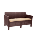 SALA SET VINTAGE 8200 2-SEATER BROWN JPMC