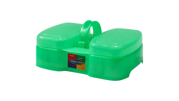 Cleanware Soap Case Dual 1209 w. Cover w/ Handle