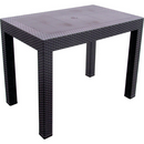 Sunrise Table 902 Rattan 32SQ Black