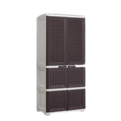 Zooey Drawer Closet Mahogany Rattan 2020-MHG