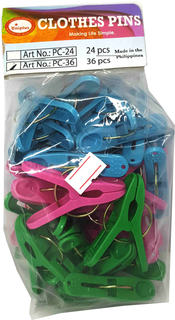 Uniplus Clothes Clip 36 Pieces