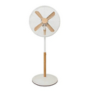 Asahi Stand Fan 16" XF-6077 Wooden Design White