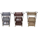 Nikko Rack Basket Wagon With Wheels 003-3 3Layer